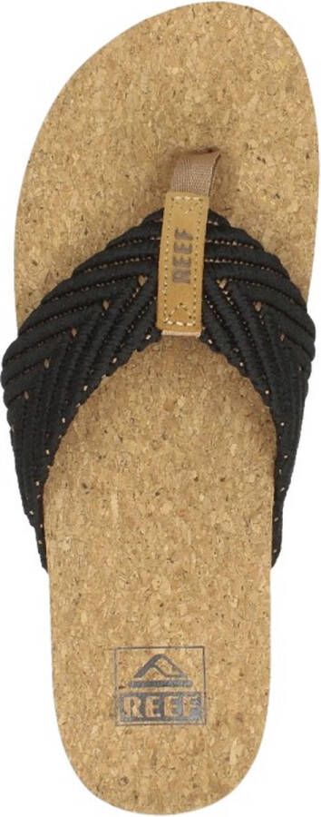 Reef Cushion Strand Dames Slippers Zwart Bruin