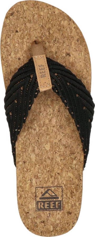 Reef Cushion Strand Dames Slippers Zwart Bruin