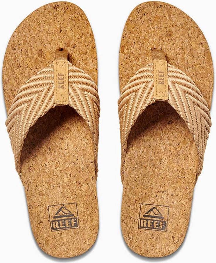 Reef Cushion Strand Teenslippers Zomer slippers Dames Camel