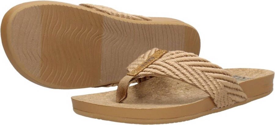 Reef Cushion Strand Teenslippers Zomer slippers Dames Camel