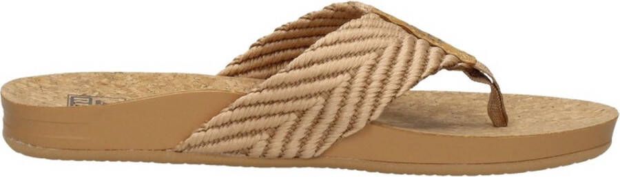 Reef Cushion Strand Teenslippers Zomer slippers Dames Camel