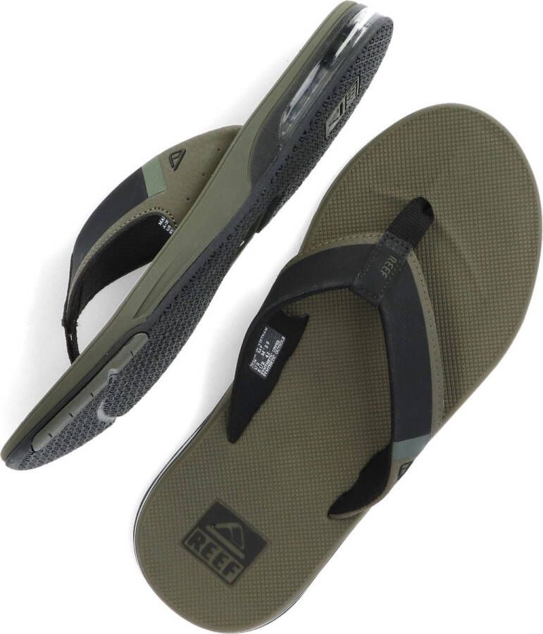 Reef Fanning Low Olive Heren Slippers Olijfgroen