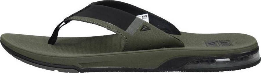 Reef Fanning Low Olive Heren Slippers Olijfgroen