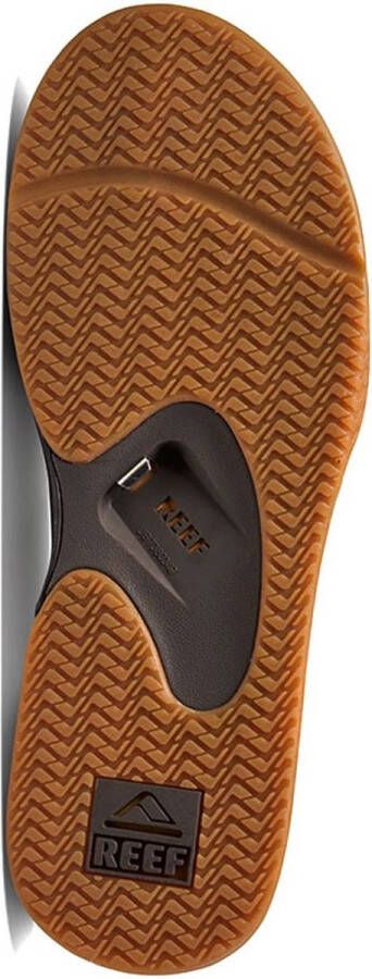 Reef Fanningbrown Gum Heren Slippers Zwart Bruin