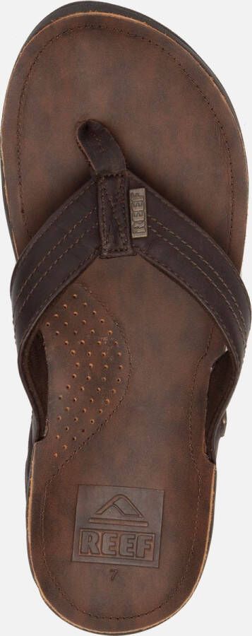 Reef J-Bay Iiidark Brown Dark Brown Heren Slippers Donkerbruin