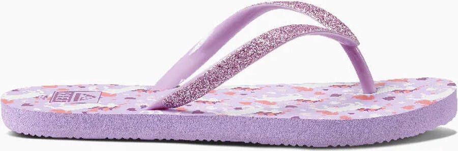 Reef Kids Stargazer Prints Meisjes Slippers Paars Roze