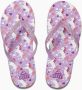 Reef Kids Stargazer Prints teenslippers met glitters zilver roze Meisjes Rubber 33 - Thumbnail 6