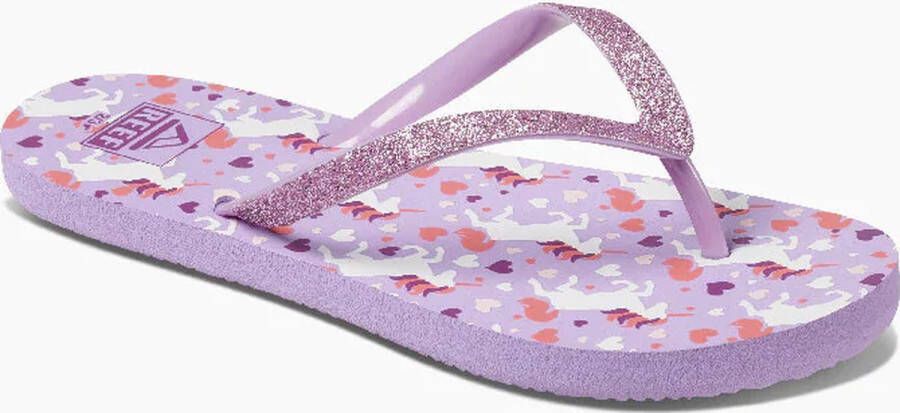 Reef Kids Stargazer Prints Meisjes Slippers Paars Roze