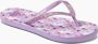 Reef Kids Stargazer Prints teenslippers met glitters zilver roze Meisjes Rubber 33 - Thumbnail 7