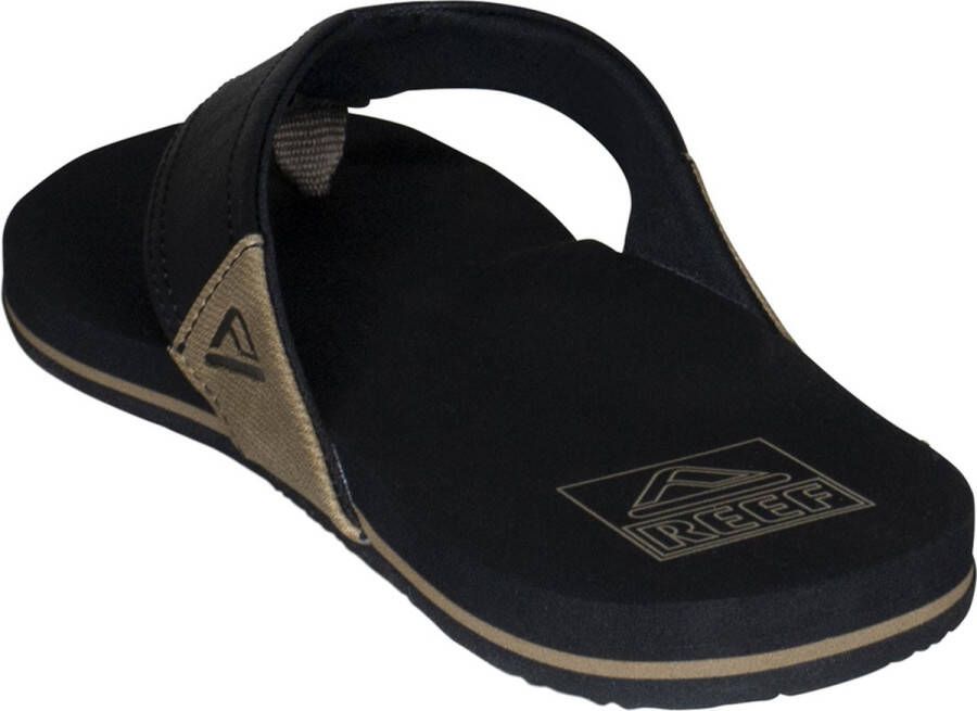 Reef Newportblack Heren Slippers Zwart