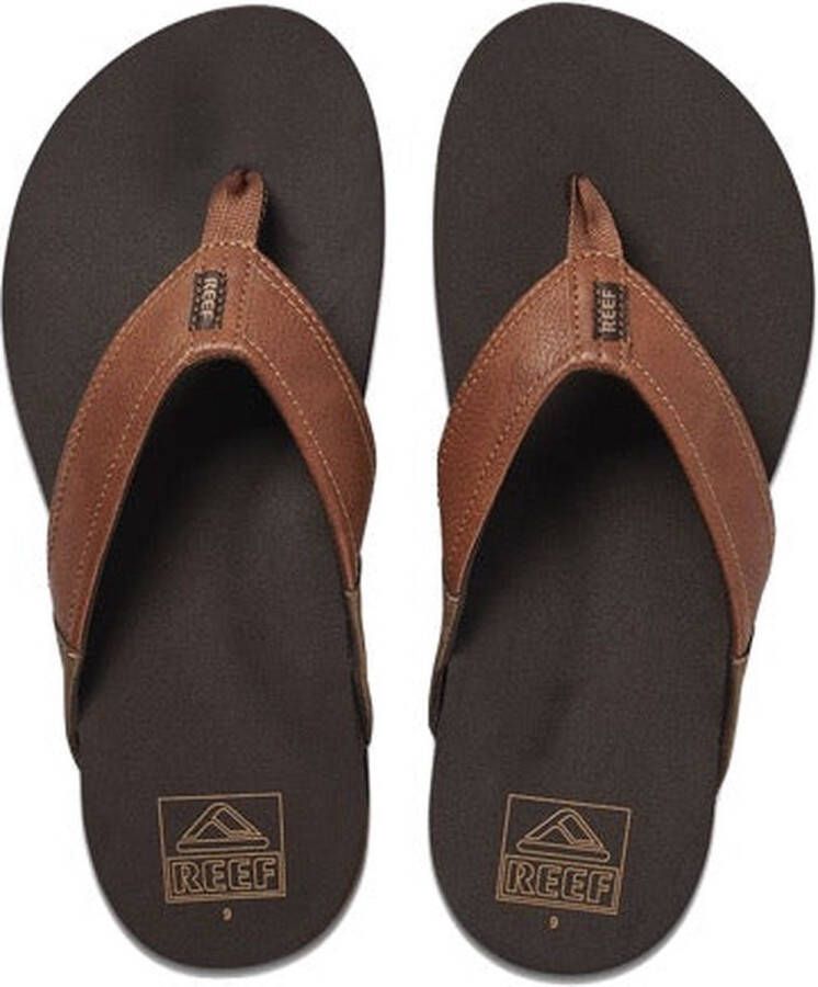 Reef Newporttan Heren Slippers Cognac