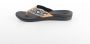 Reef Ortho Wovenblack White Dames Slippers Zwart Wit - Thumbnail 13