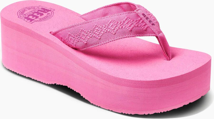 Reef Sandy Hi Malibu Dames Slippers Roze