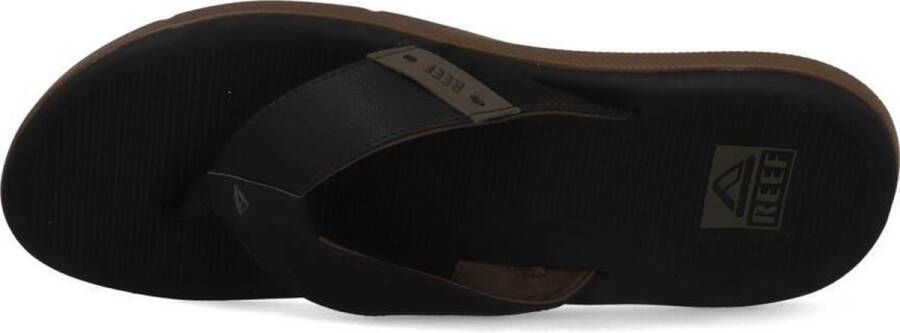 Reef Santa Anablack Heren Slippers Zwart