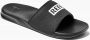 Reef One SlideBlack White Heren Slippers Zwart Wit - Thumbnail 5