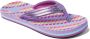 Reef Kids Ahi teenslippers lila Paars Meisjes Rubber 37 - Thumbnail 4