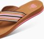 Reef Spring Woven Smoothie Stripe Dames Slippers Cogna Roze - Thumbnail 7