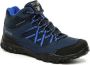 Regatta De Edgepoint Junior Middelhoge Wandelschoenen Kinderen Waterdicht Blauw - Thumbnail 2