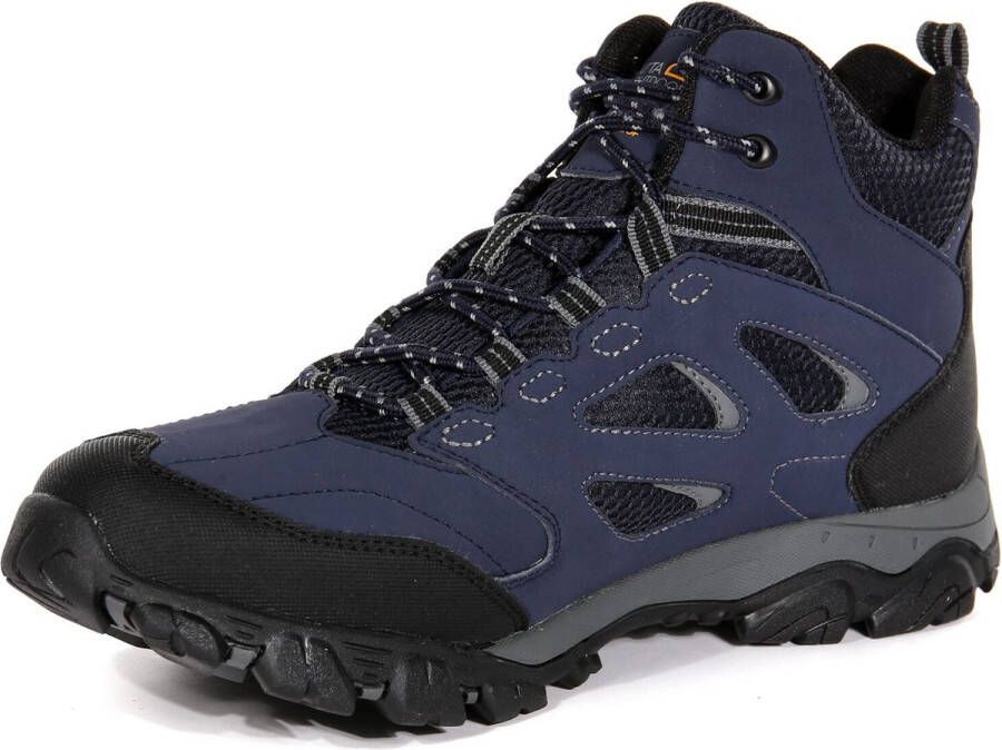 Regatta Holcombe IEP Mid Outdoorschoenen Heren Wandelschoenen Mannen blauw grijs