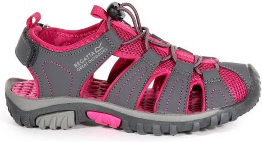 Regatta Westshore Junior Wandelsandalen Met Ventilerend Gaas Sandalen Kinderen Grijs