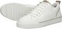 Rehab Crash Lage sneakers Leren Sneaker Heren Wit - Thumbnail 3