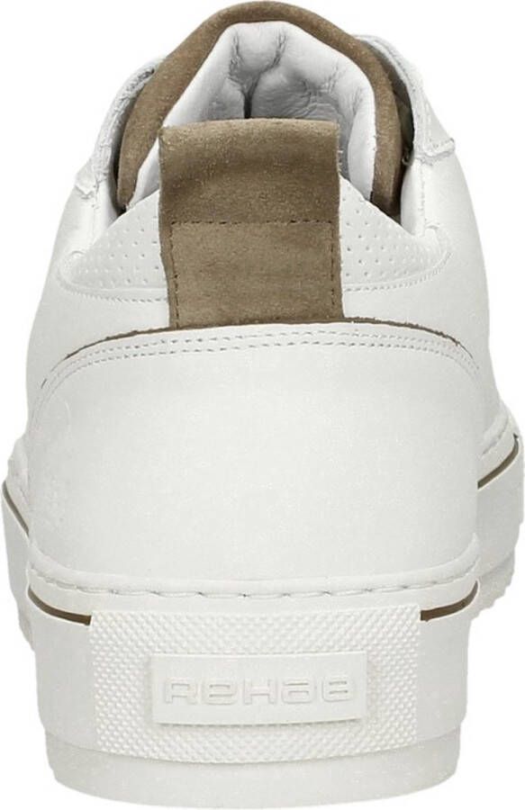 Rehab Crash Sneakers Leren Sneaker Heren Wit