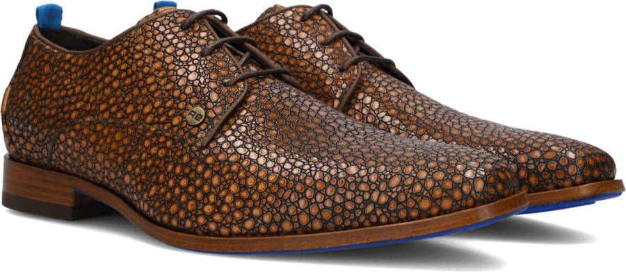 Rehab Greg Gravel heren nette schoenen Cognac