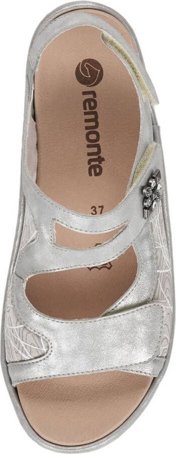 Remonte D7647-40 Dames Sandalen Zilver