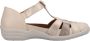 Remonte Dames Bandschoen R7601-80 Beige Combi Wijdte H - Thumbnail 4