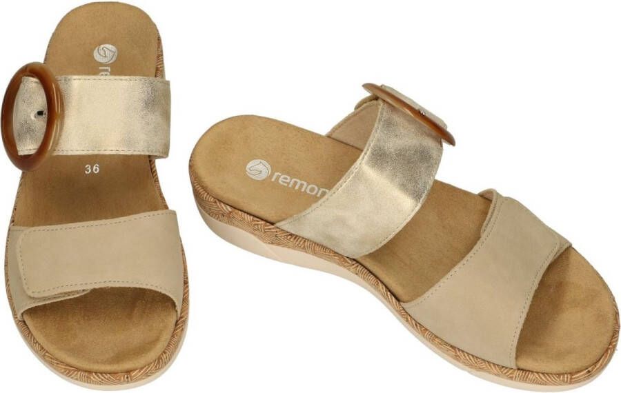 Remonte -Dames beige slippers & muiltjes - Foto 4