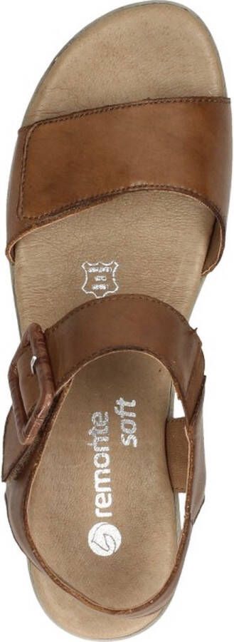 Remonte -Dames cogna caramel sandalen