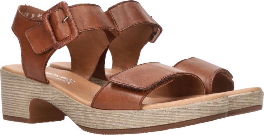 Remonte -Dames cogna caramel sandalen