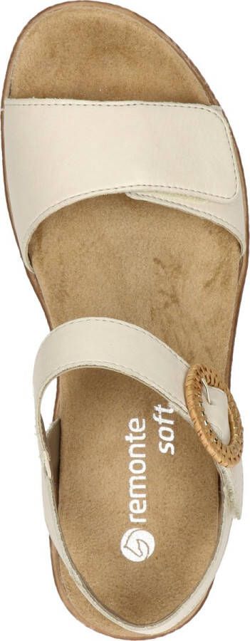 Remonte -Dames off-white-crÈme-ivoorkleur sandalen