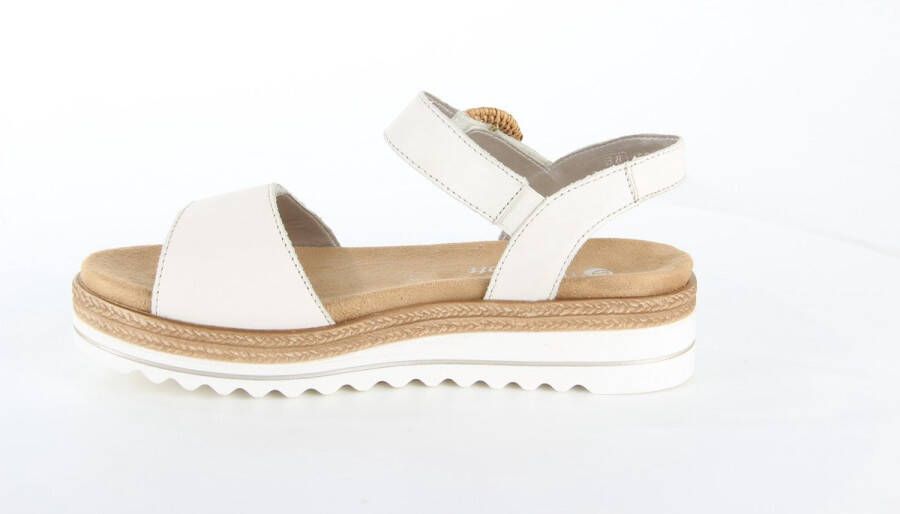 Remonte -Dames off-white-crÈme-ivoorkleur sandalen