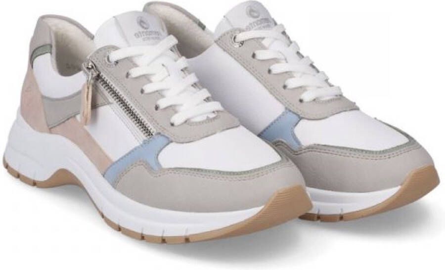 Remonte Dames Sneaker D0G02-80 Grijs Wit Combi Wijdte H - Foto 4