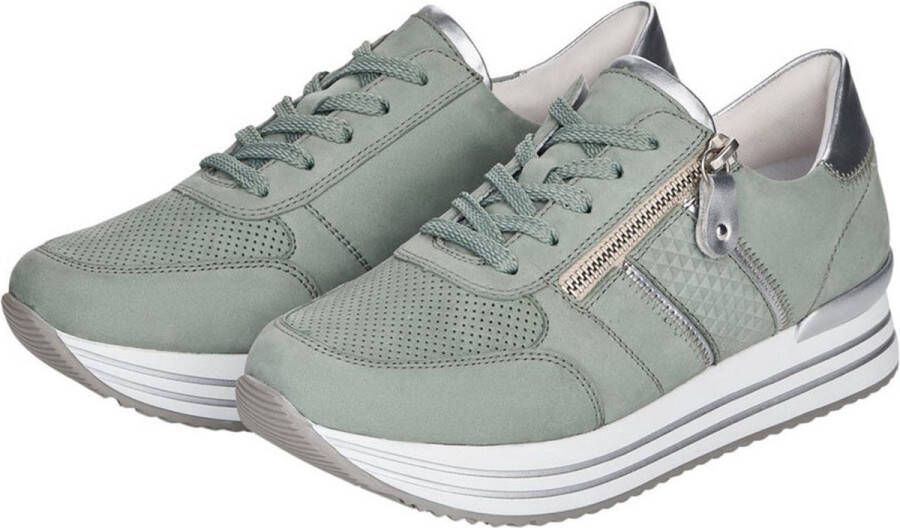 Remonte Dames Sneaker D1310-52 Groen