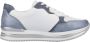 Remonte Dames Sneaker D1320-80 Blauw Wit Zilver - Thumbnail 20