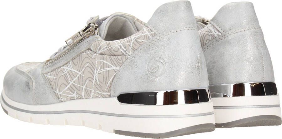 Remonte -Dames zilver sneakers