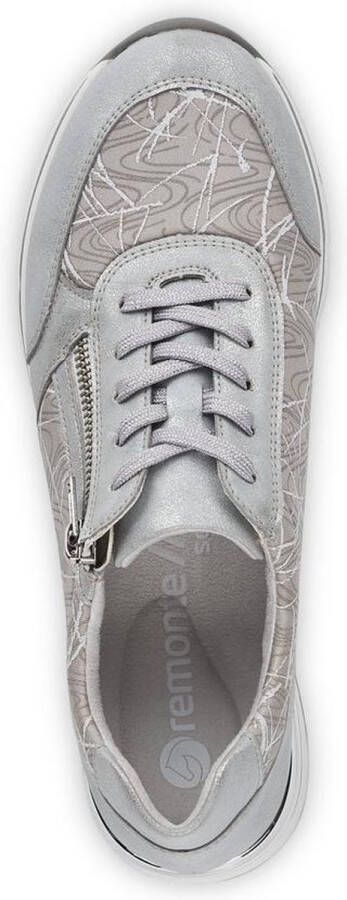 Remonte -Dames zilver sneakers