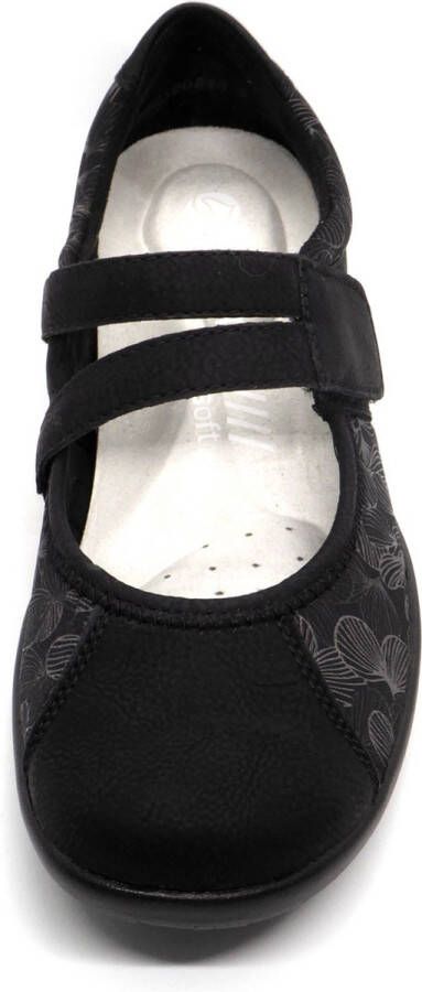 Remonte Ballerina's Slipper slip-on schoen slip-on sneaker met subtiele slangenlook