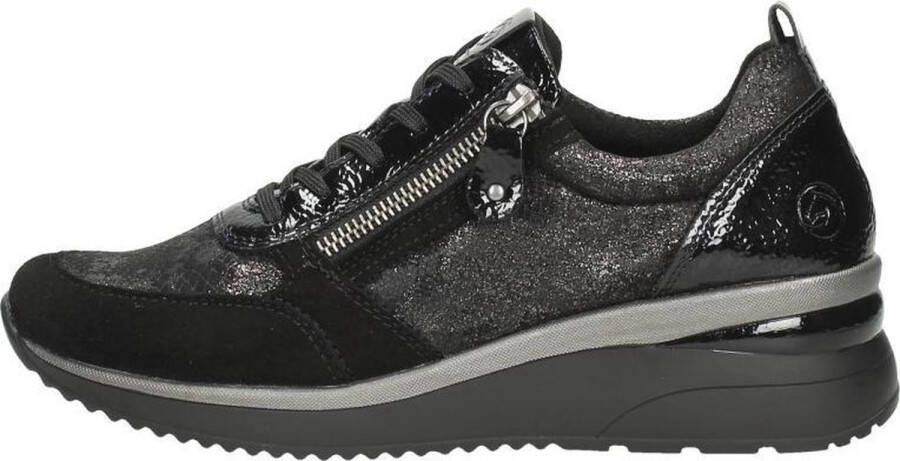 Remonte Sneakers Laag Sneakers Laag zwart