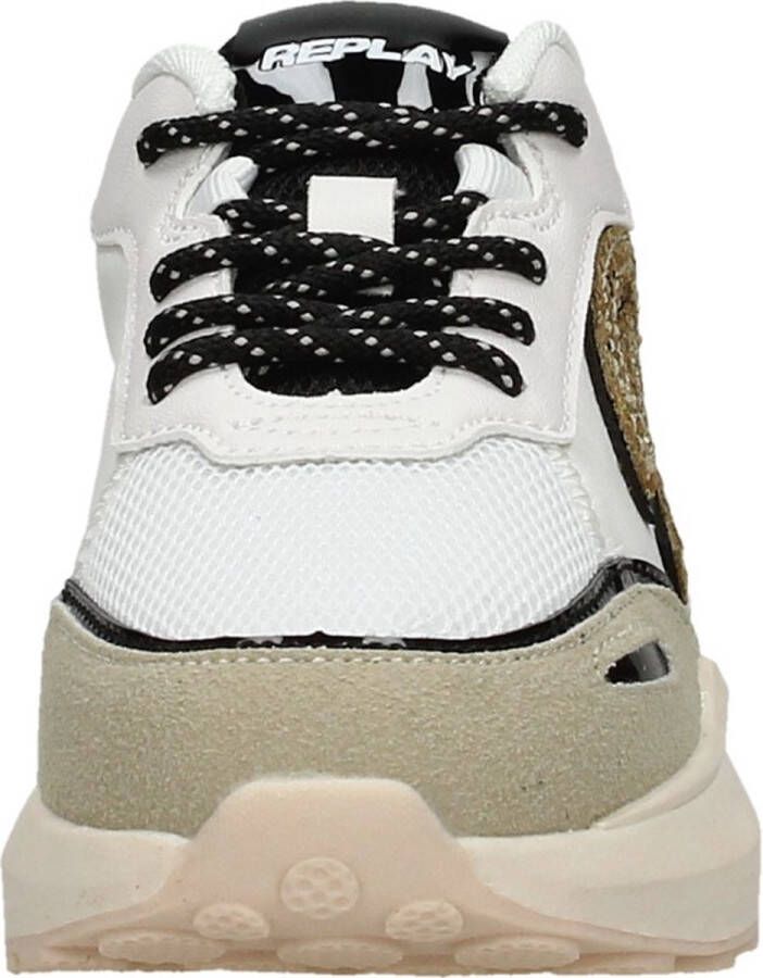 Replay Athena Jr-1 Lage sneakers Meisjes Beige