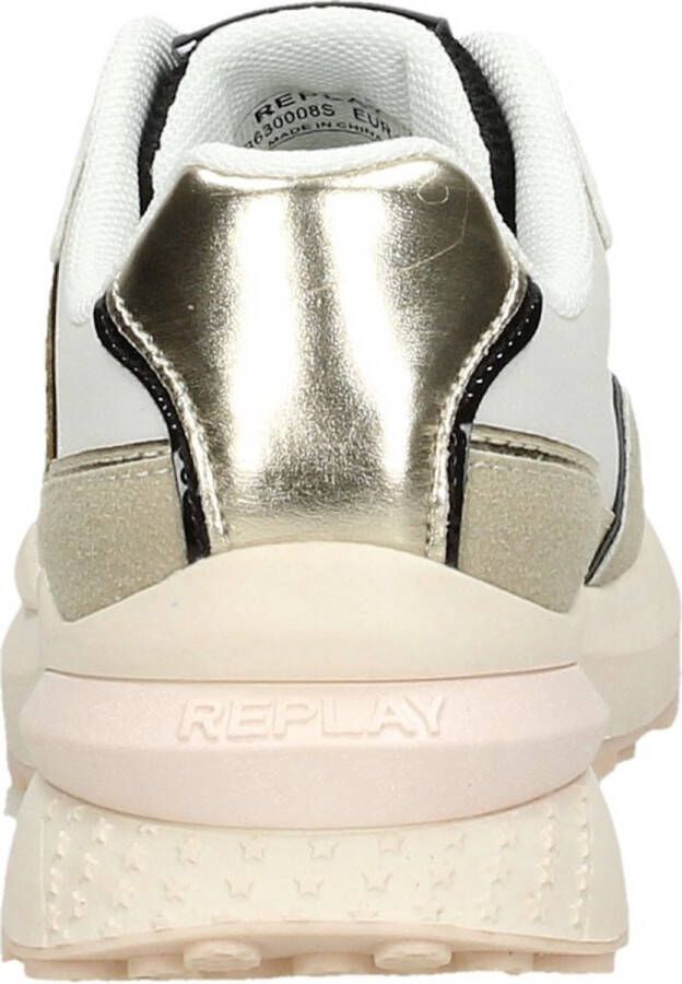 Replay Athena Jr-1 Lage sneakers Meisjes Beige