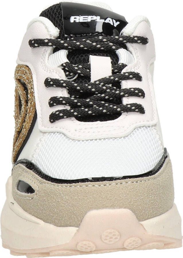 Replay Athena Jr-1 Lage sneakers Meisjes Beige