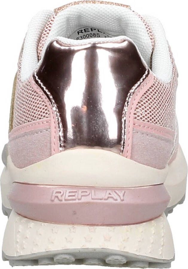 Replay Athena Jr-1 Lage sneakers Meisjes Roze