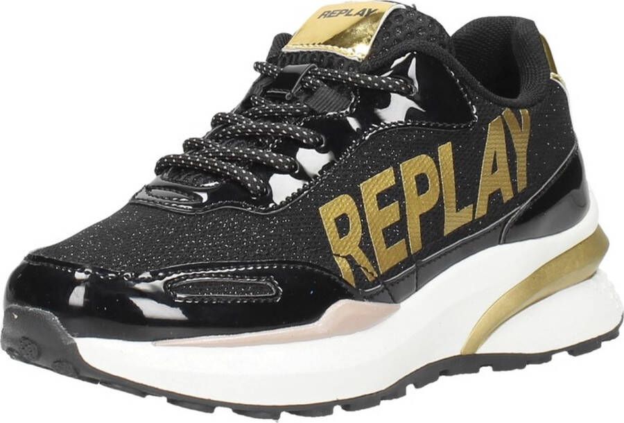 Replay Athena Jr 2 Meisjes Sneaker Zwart