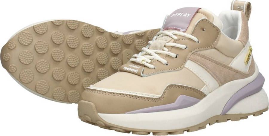 Replay Athena Run Sneakers Laag beige