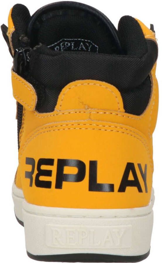 Replay Cobra Hoge sneakers Jongens Kids Geel