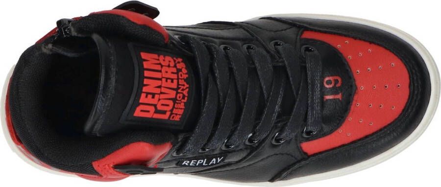 Replay Cobra Hoge sneakers Meisjes Zwart