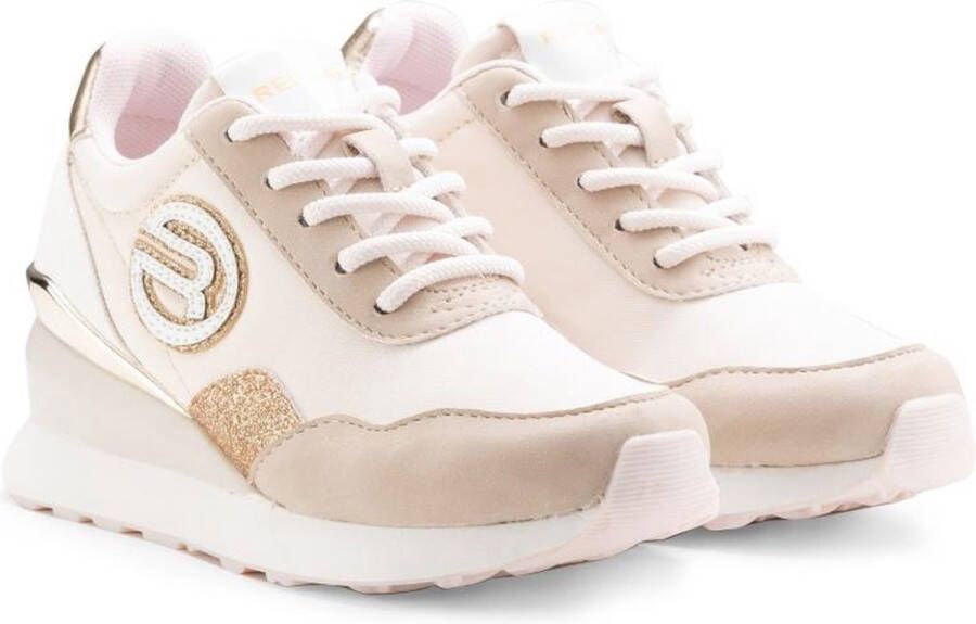 Replay Electra Jr-1 Meisjes Sneaker Beige